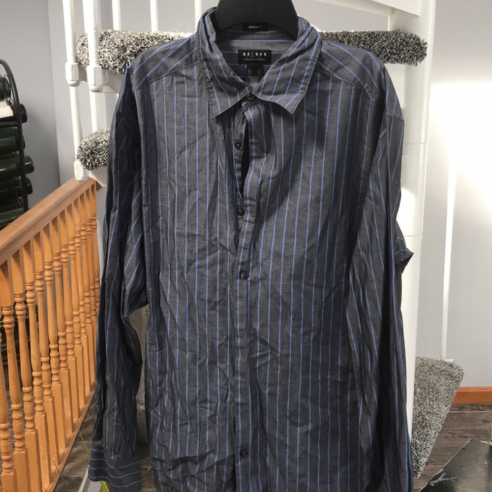 AXCESS Long Sleeve Button Up Shirt XL